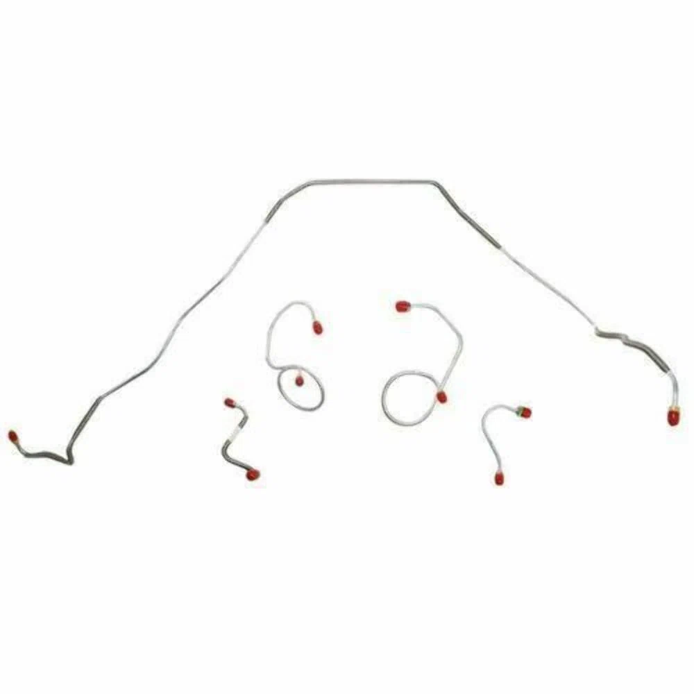 1967-68 Chevrolet Bel Air Front Brake Line Kit Power Disc Brakes - BKT6703OM